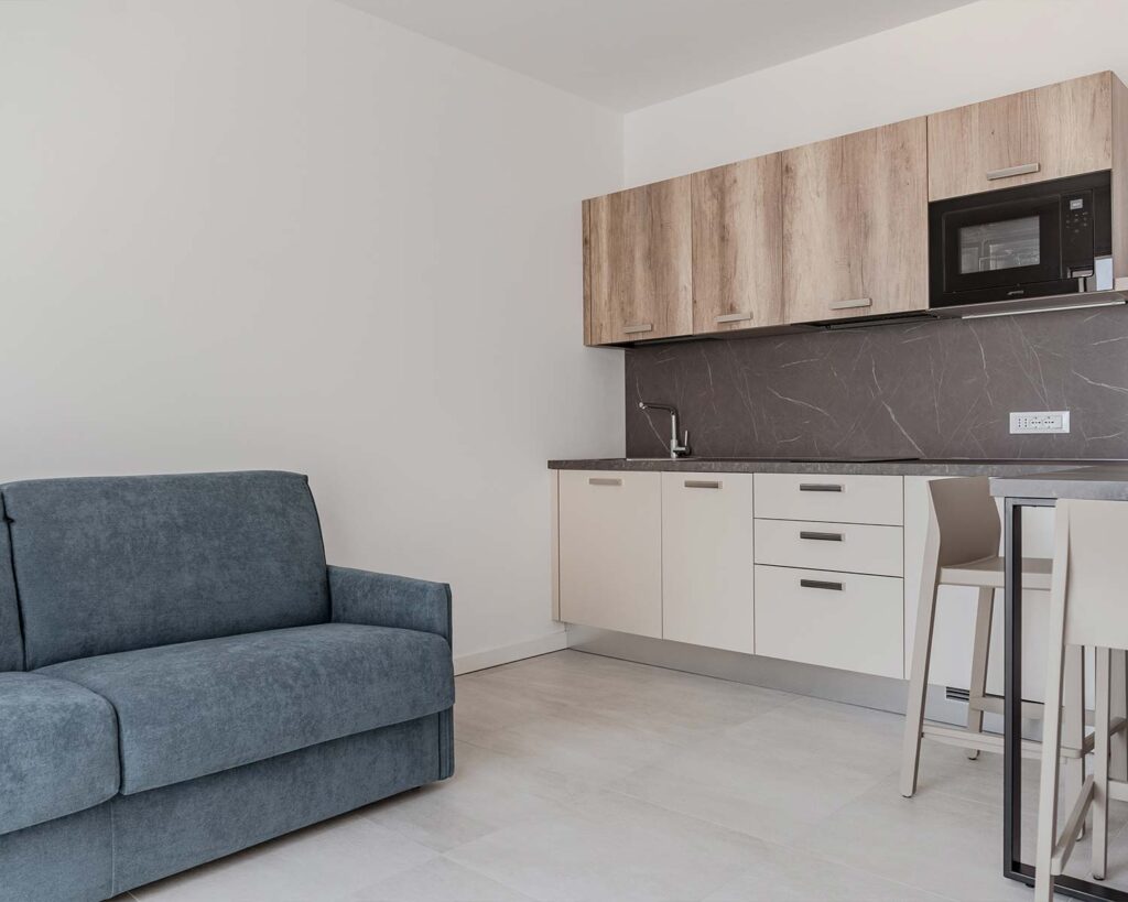 cucina appartamento vacanza blu horizon