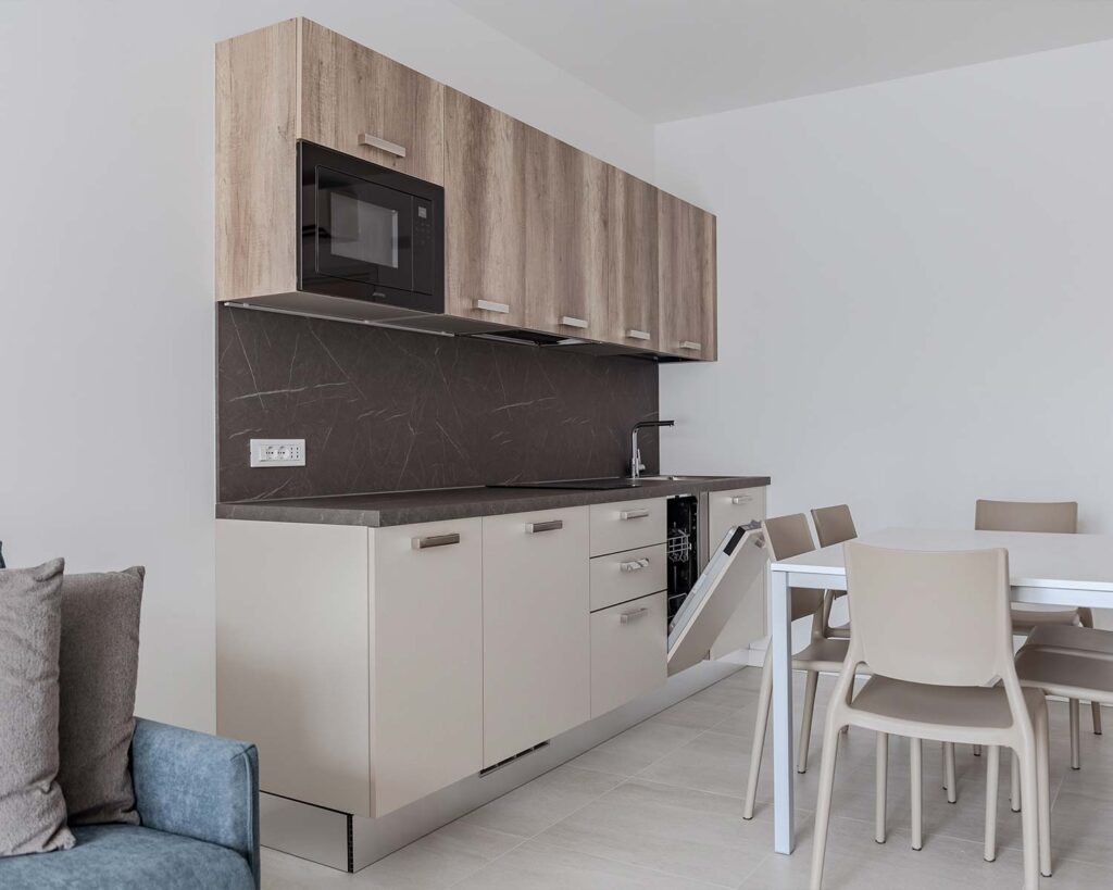 cucina appartamento vacanza urban view