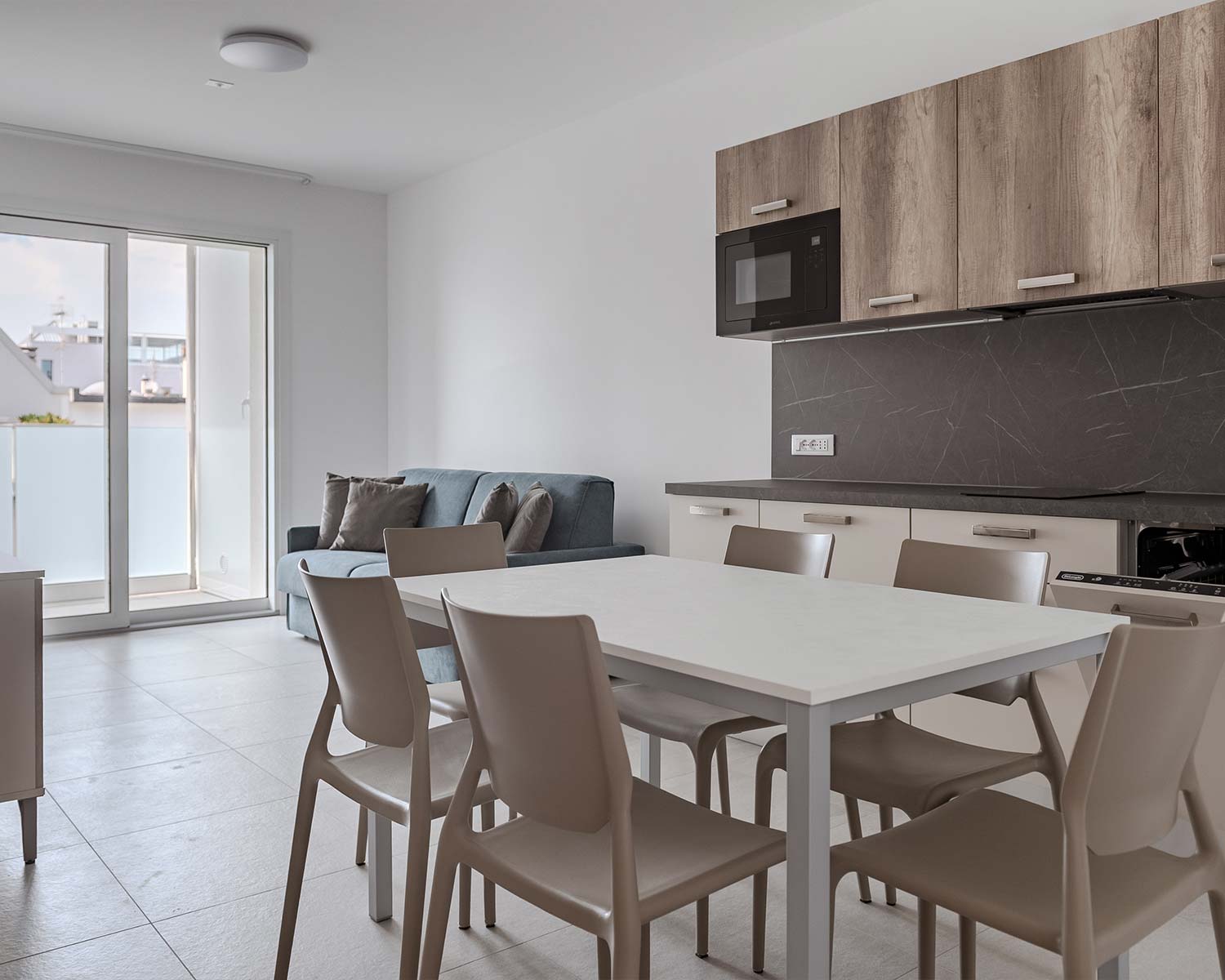 cucina appartamento vacanza urban view